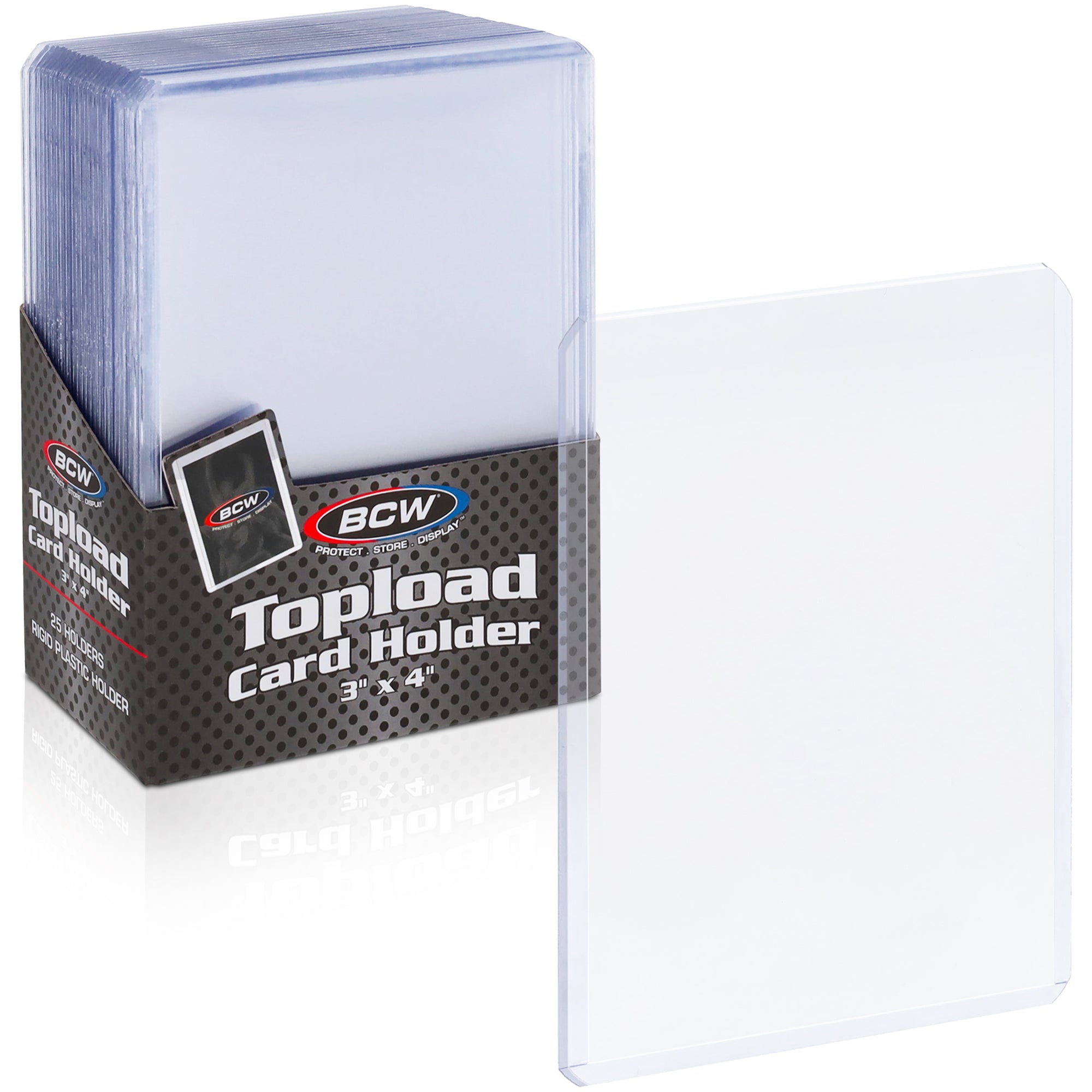 BCW 25 Pack 3x4 Topload Card Holder - Standard