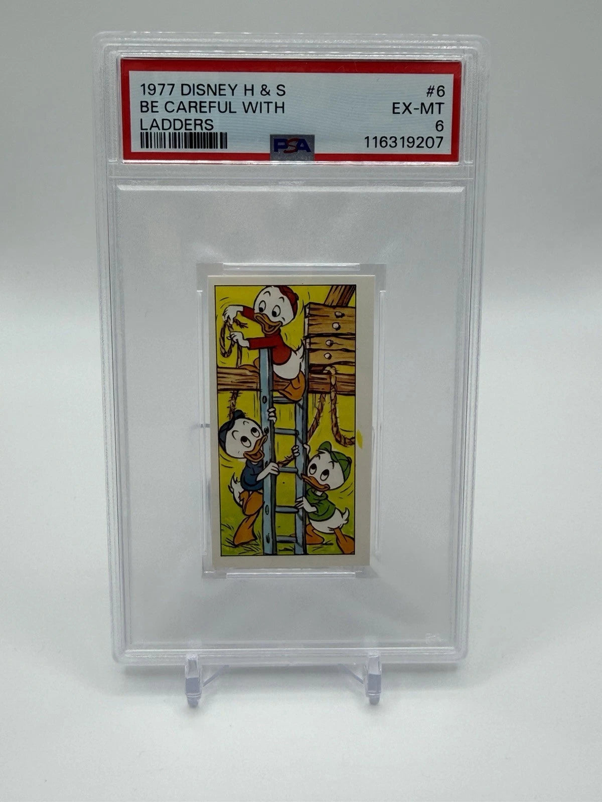 1977 Disney Health &amp; Safety Ladders #6 "Be Careful With..." PSA 6