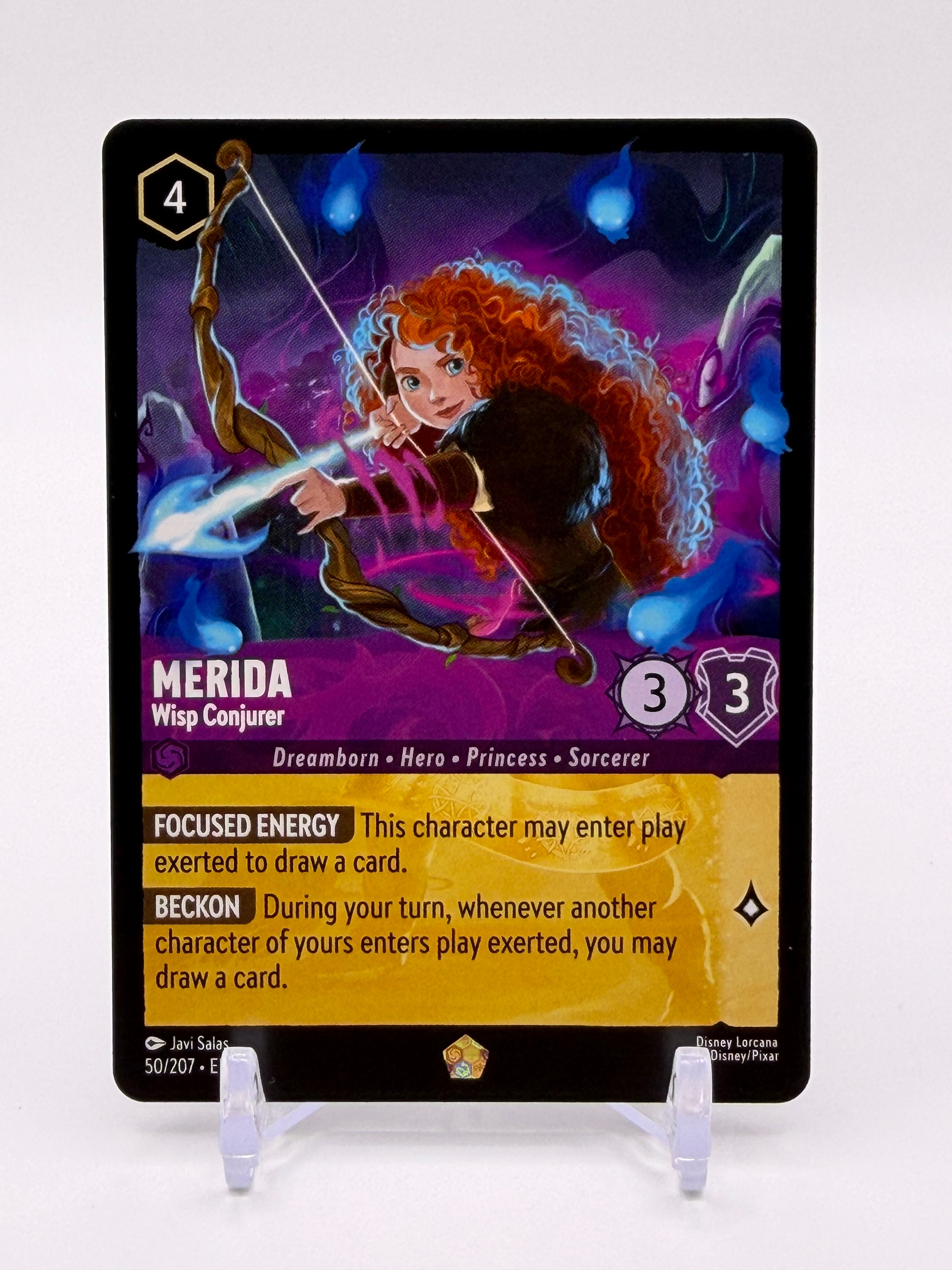 Disney Lorcana Merida – Wisp Conjurer 50/204 (Non-Foil) | Attack of the Vine!