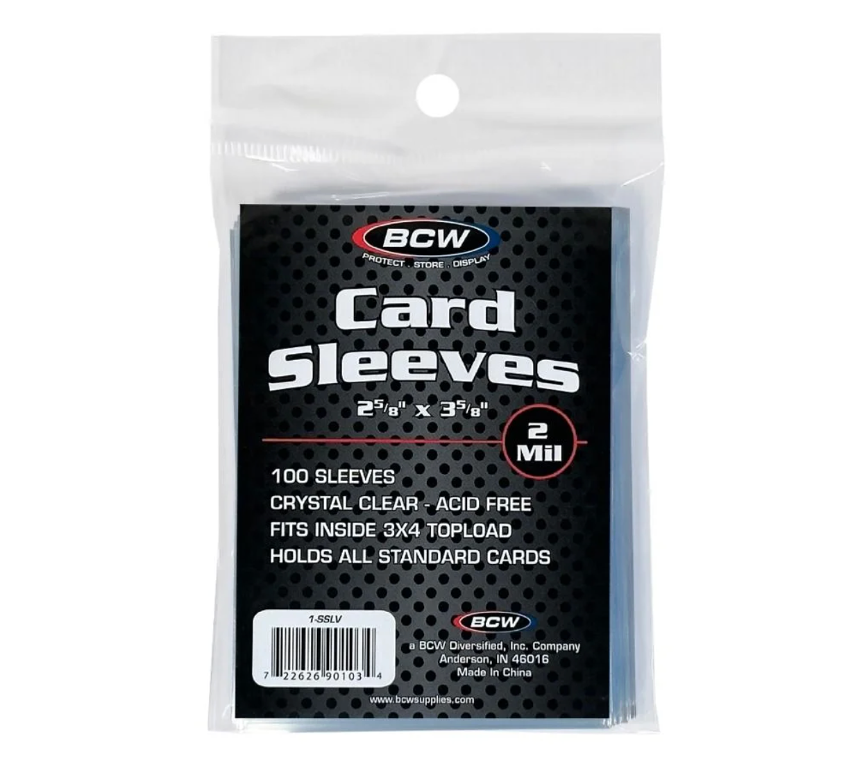 BCW Standard Card Sleeves - 100 Count