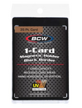 Magnetic Card Holder - 35 PT. Black Border